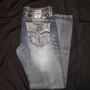 Men's ROCK REVIVAL Scorpius Slim Straight Size 33